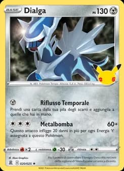Dialga card in Italian