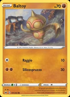 Baltoy card in Italian