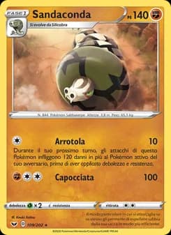 Sandaconda card in Italian