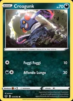 Croagunk card in Italian