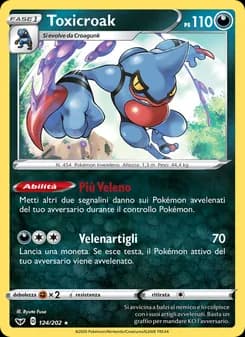 Toxicroak card in Italian