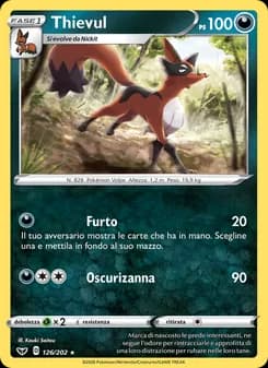 Thievul card in Italian