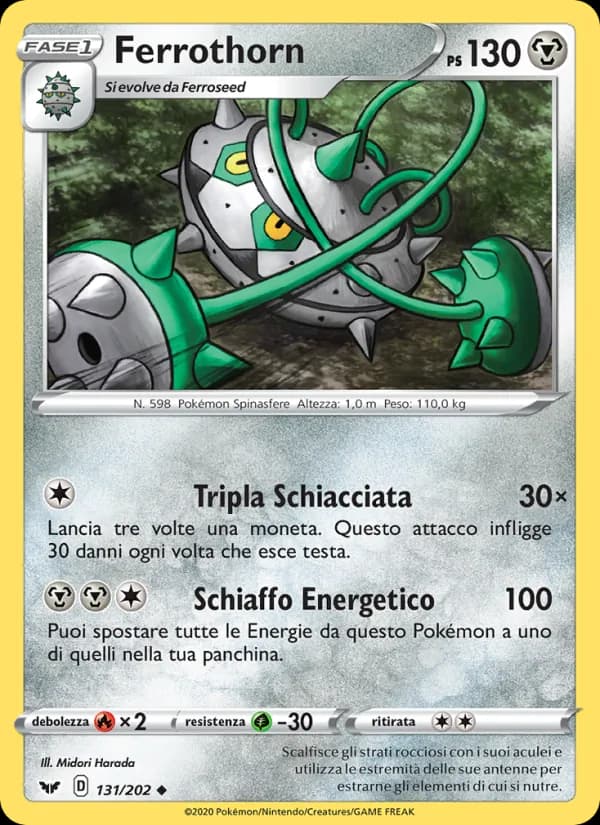 Ferrothorn card in Italian