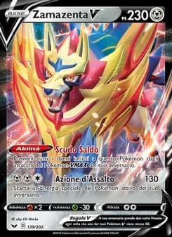 Zamazenta V card in Italian
