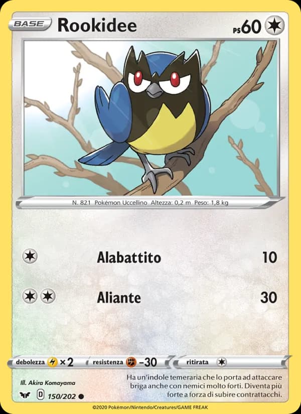 Rookidee card in Italian