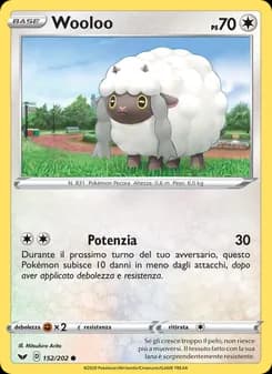 Wooloo card in Italian
