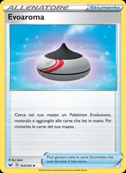 Evoaroma card in Italian