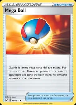 Mega Ball card in Italian