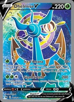 Dhelmise V card in Italian