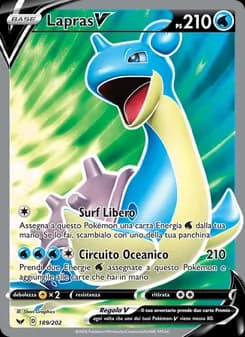 Lapras V card in Italian