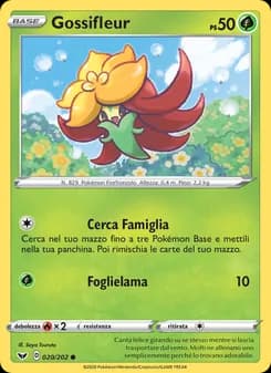 Gossifleur card in Italian