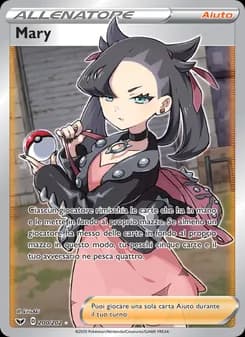 Mary card in Italian