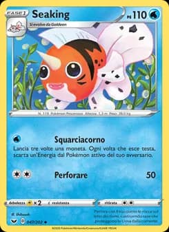 Seaking card in Italian