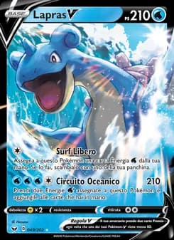 Lapras V card in Italian