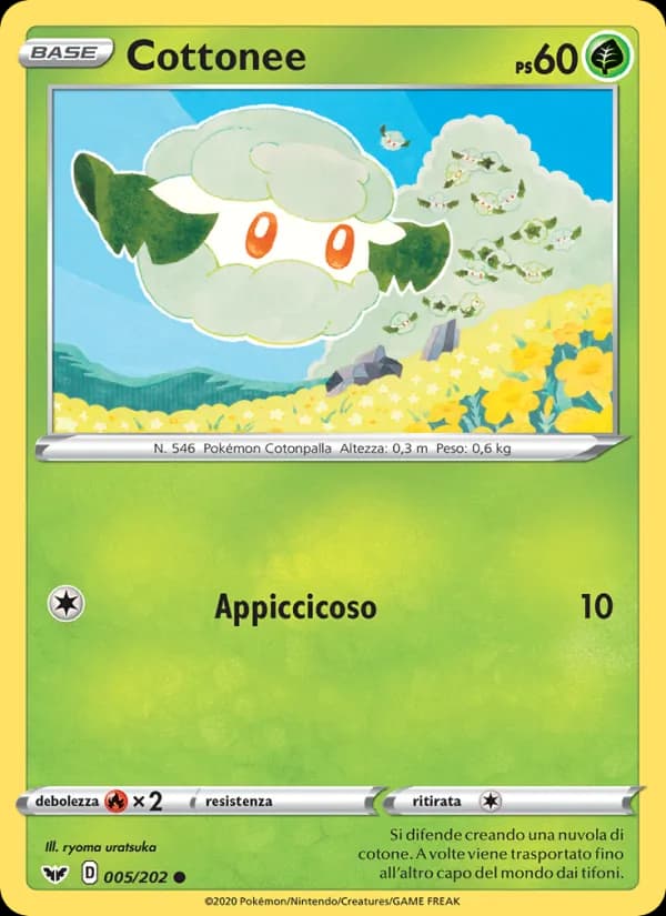 Cottonee card in Italian