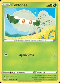 Cottonee card in Italian