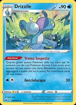 Drizzile card in Italian