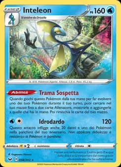 Inteleon card in Italian