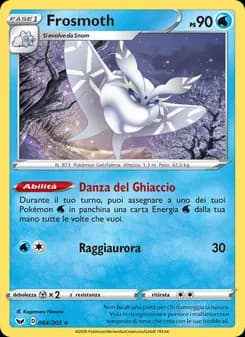 Frosmoth card in Italian