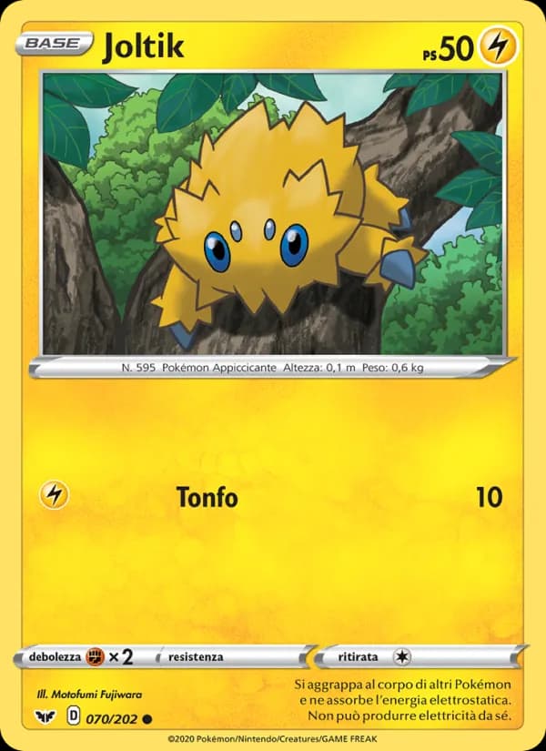 Joltik card in Italian