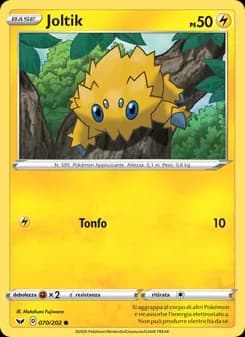 Joltik card in Italian