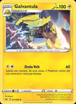 Galvantula card in Italian