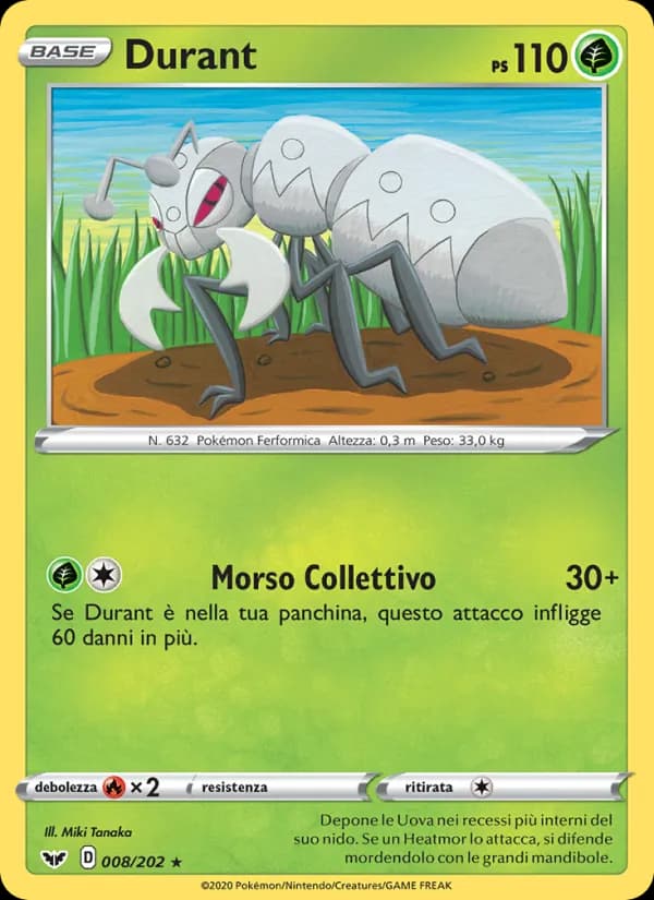 Durant card in Italian