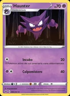 Haunter card in Italian
