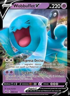 Wobbuffet V card in Italian