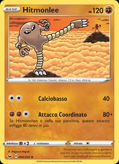 Hitmonlee card in Italian