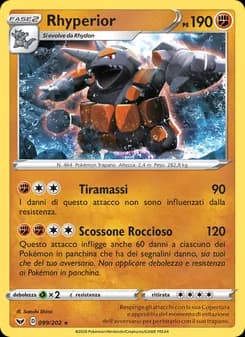 Rhyperior card in Italian