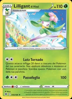 Lilligant di Hisui card in Italian