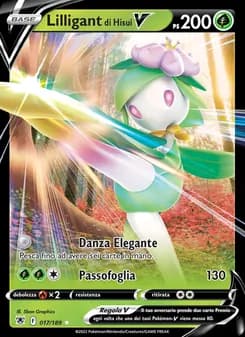 Lilligant di Hisui V card in Italian