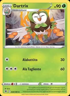 Dartrix card in Italian
