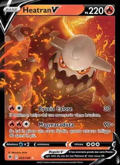 Heatran V card in Italian