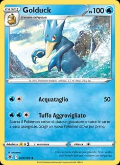 Golduck card in Italian