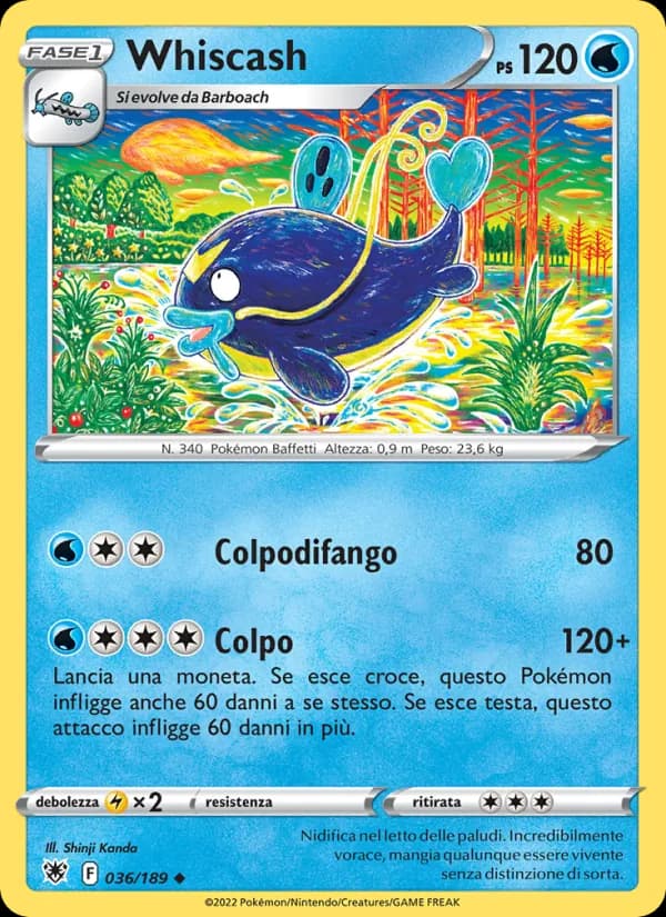 Whiscash card in Italian