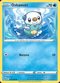 Oshawott card in Italian
