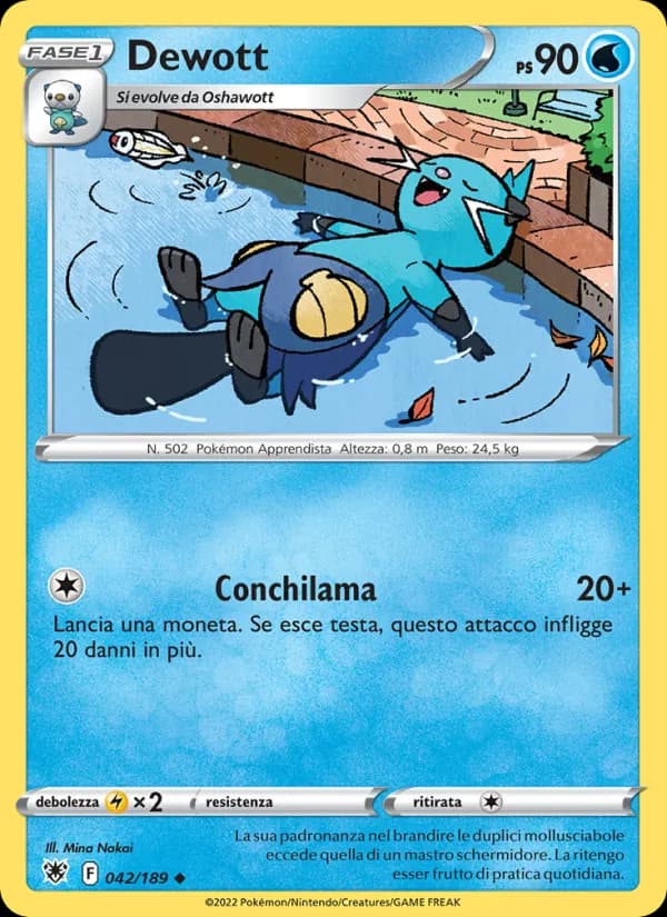 Dewott card in Italian