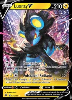 Luxray V card in Italian