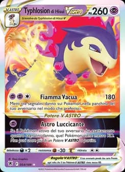 Typhlosion di Hisui V ASTRO card in Italian