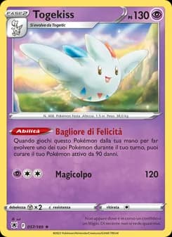Togekiss card in Italian