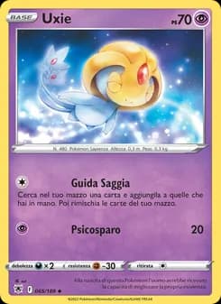 Uxie card in Italian