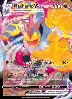 Machamp VMAX card in Italian