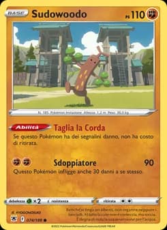 Sudowoodo card in Italian