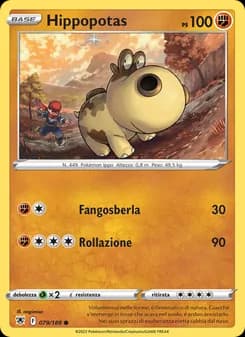 Hippopotas card in Italian