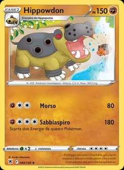 Hippowdon card in Italian