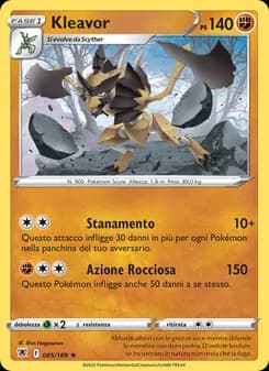 Kleavor card in Italian