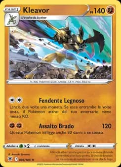 Kleavor card in Italian