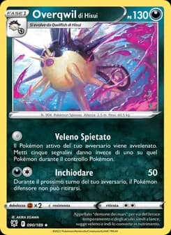 Overqwil di Hisui card in Italian